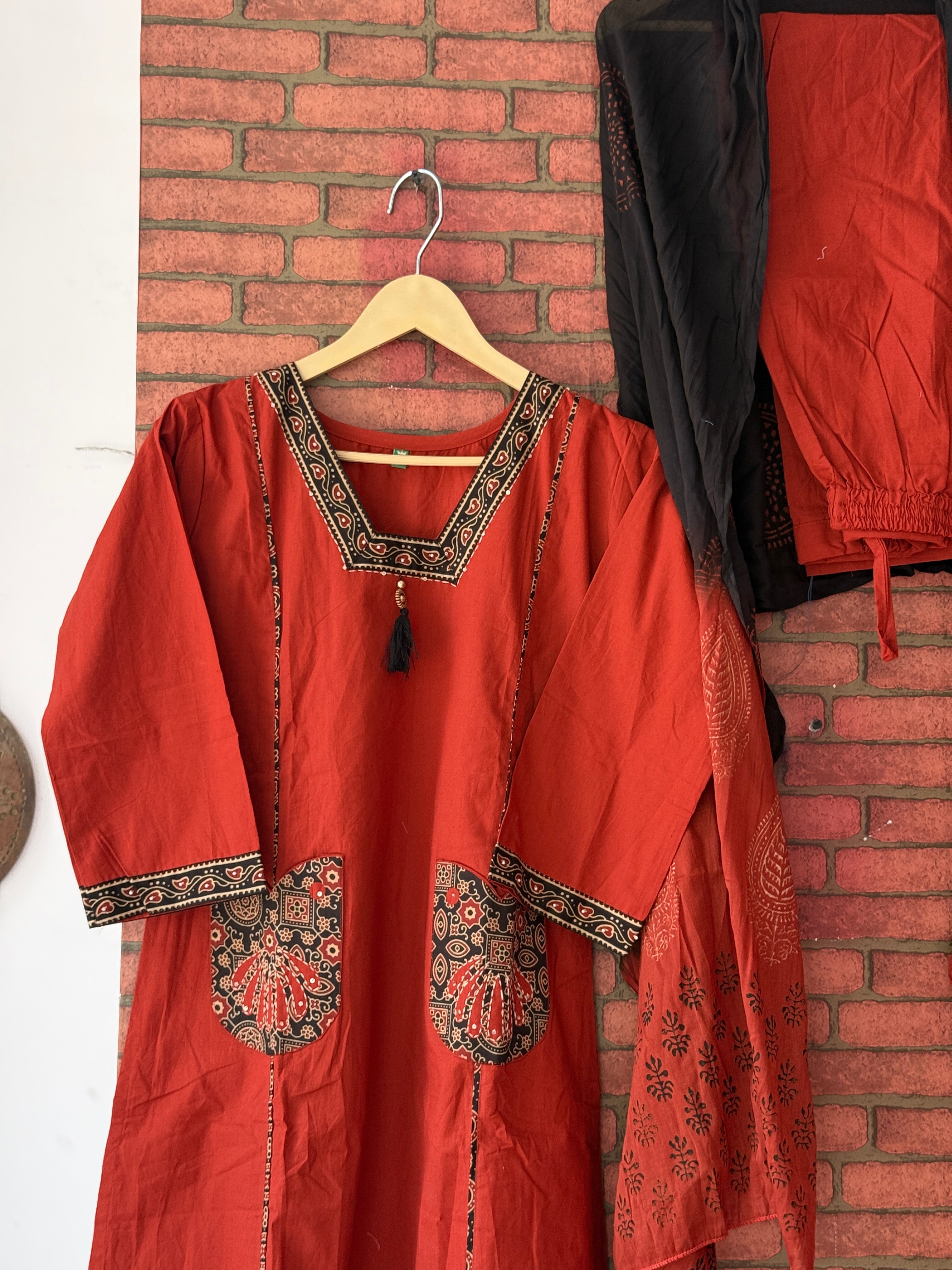 Orange Suit |Cotton