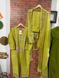 Ghiya  cutowork Set | Cotton silk| With lining