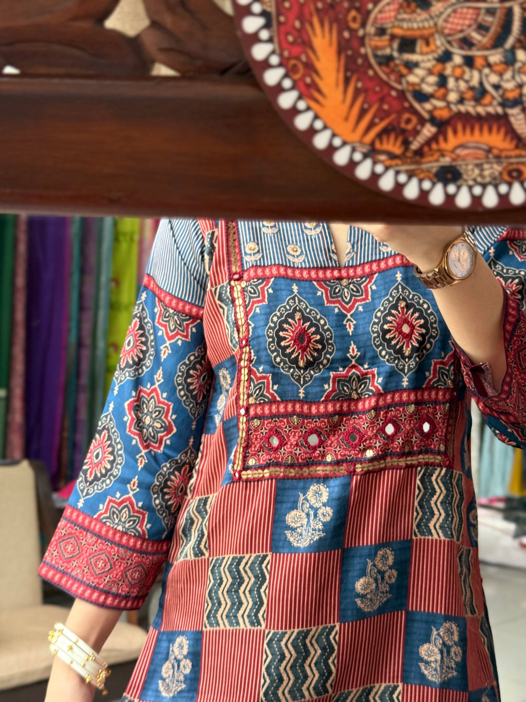 Ajrakh Print | Muslin Co Ord Set | Comfort with Look