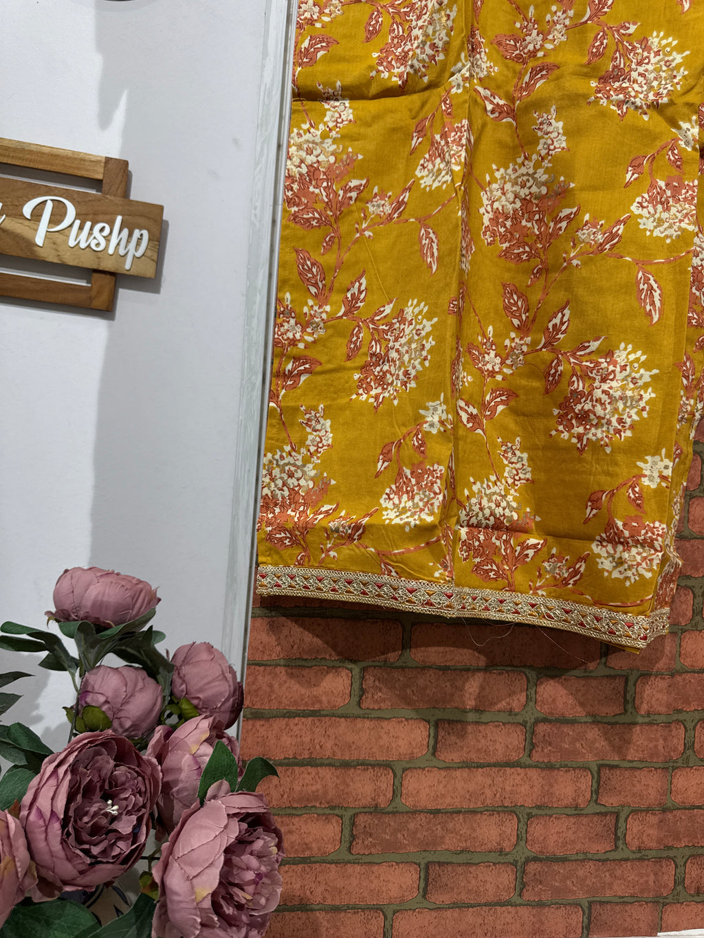 Yellow Suit Set | cotton| Embroidered| cotton Duppata