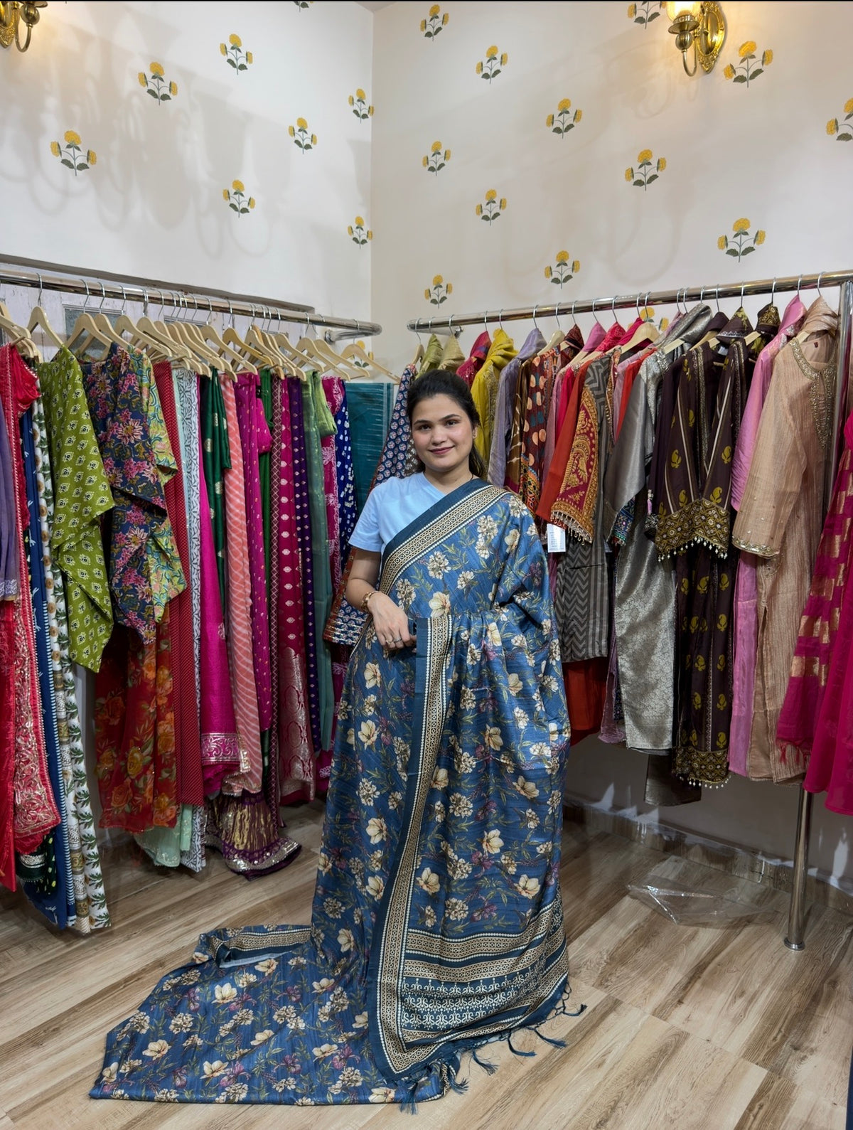 Sale Saree | with blouse| Silk Cotton| Woven border