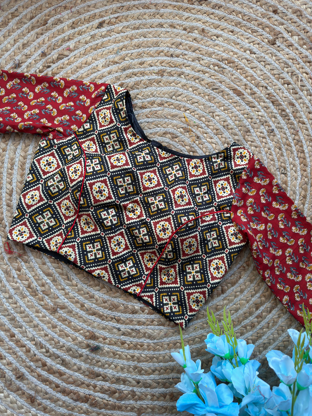 Patola Printed Blouse for Women | Designer Ethnic Saree Blouse