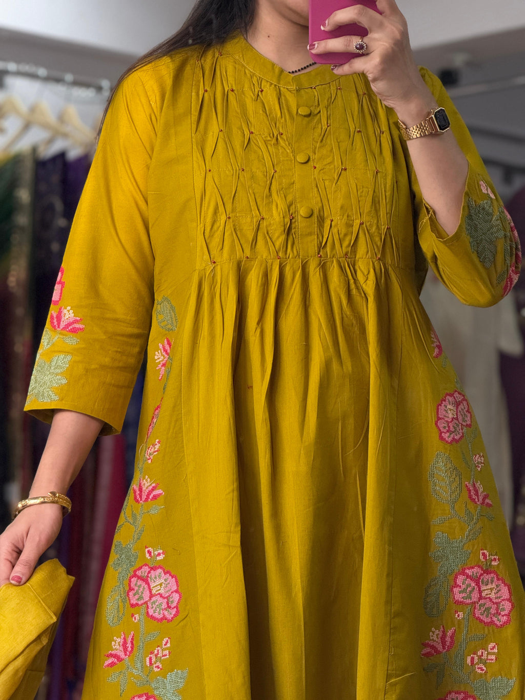 Sehej Cross stitch embroidery suit set for Women | Label By Pushp