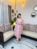 Siya Chanderi Embroidery Suit Set for Women | Premium Ethnic Suit with Dupatta