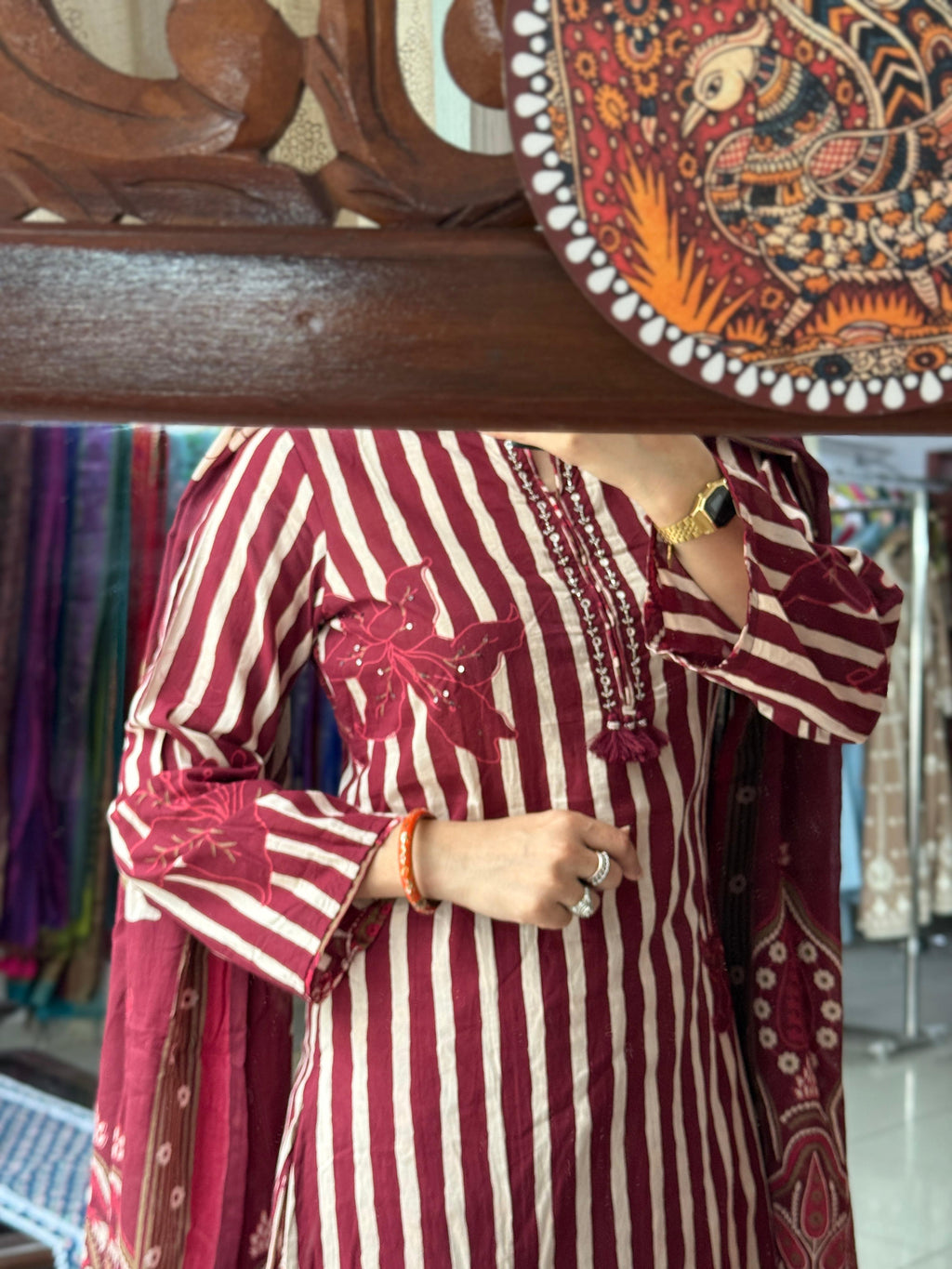 Handwork Designer Cotton Suit Set