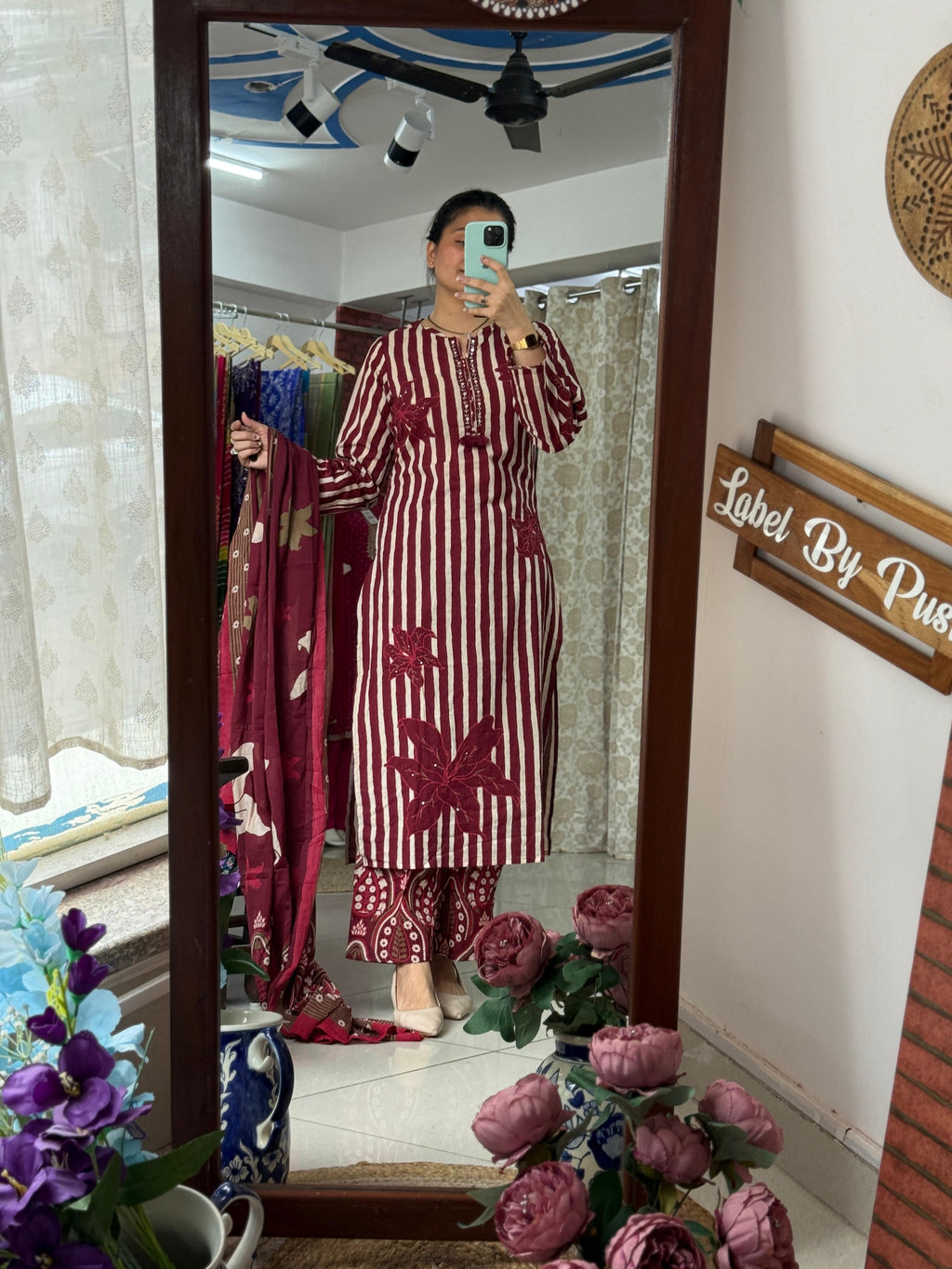 Handwork Designer Cotton Suit Set