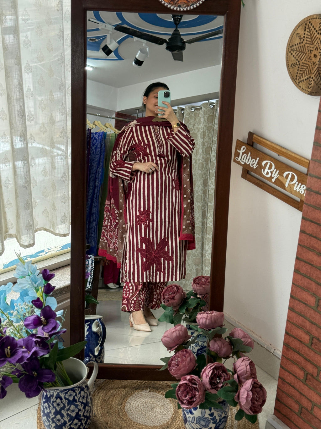 Handwork Designer Cotton Suit Set