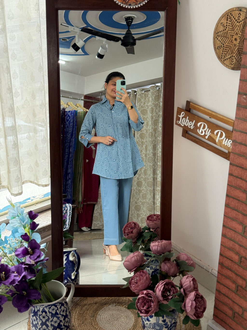 Embroidered Cotton Co-Ord Set