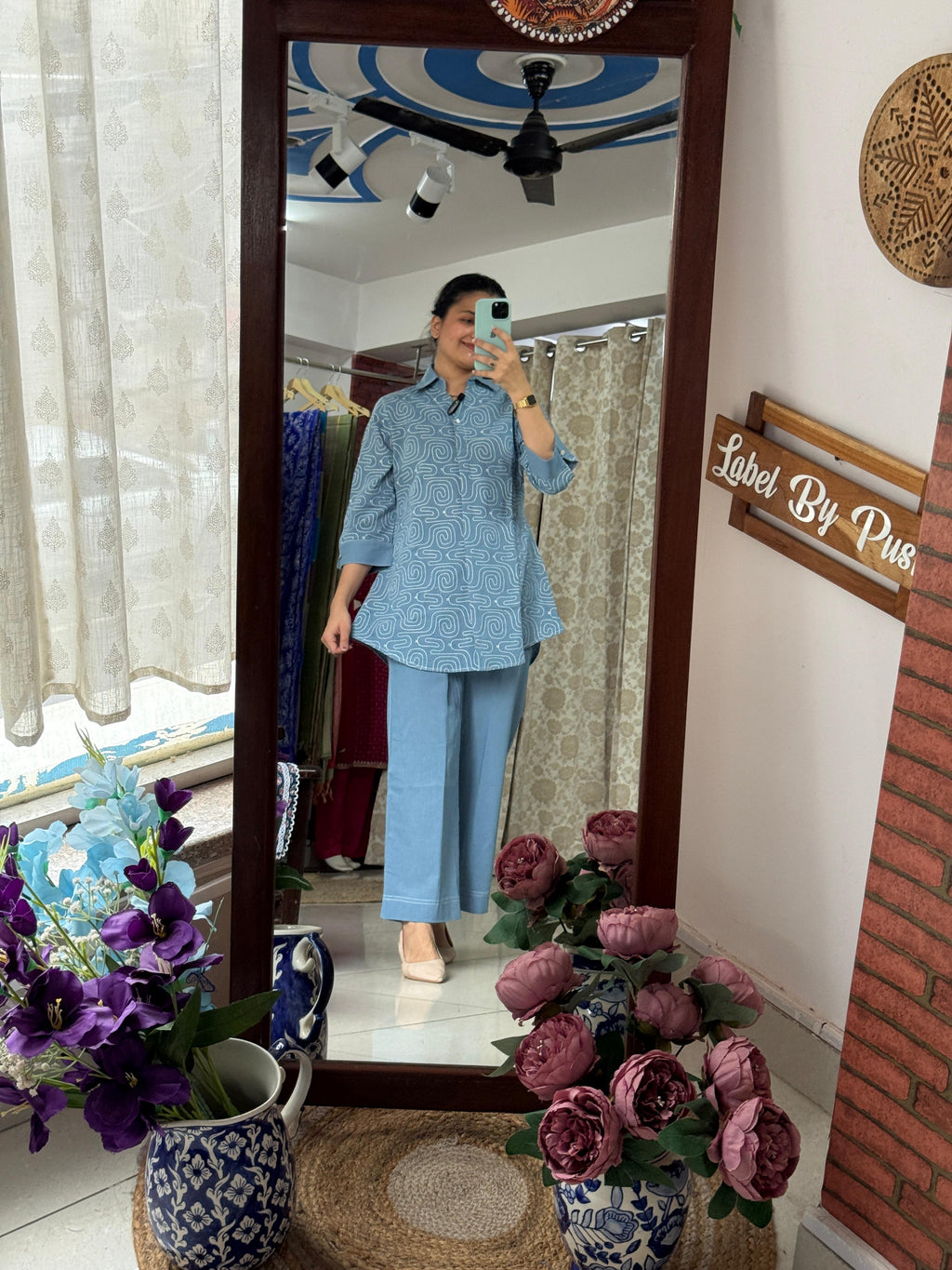 Embroidered Cotton Co-Ord Set