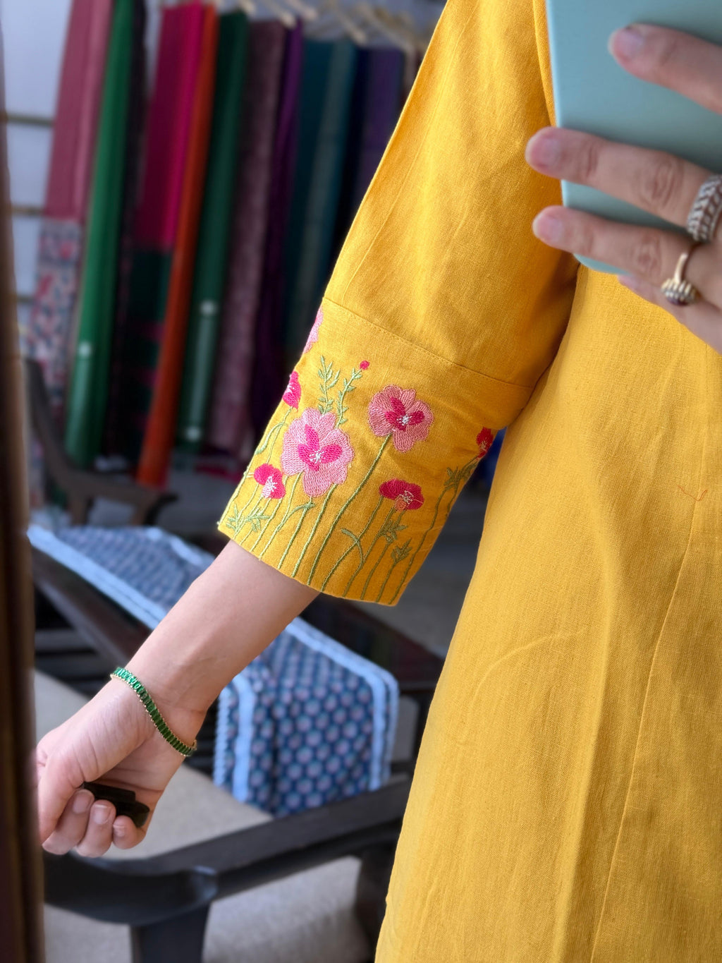 Beautiful Embroidered Cotton Kurta Set for Women