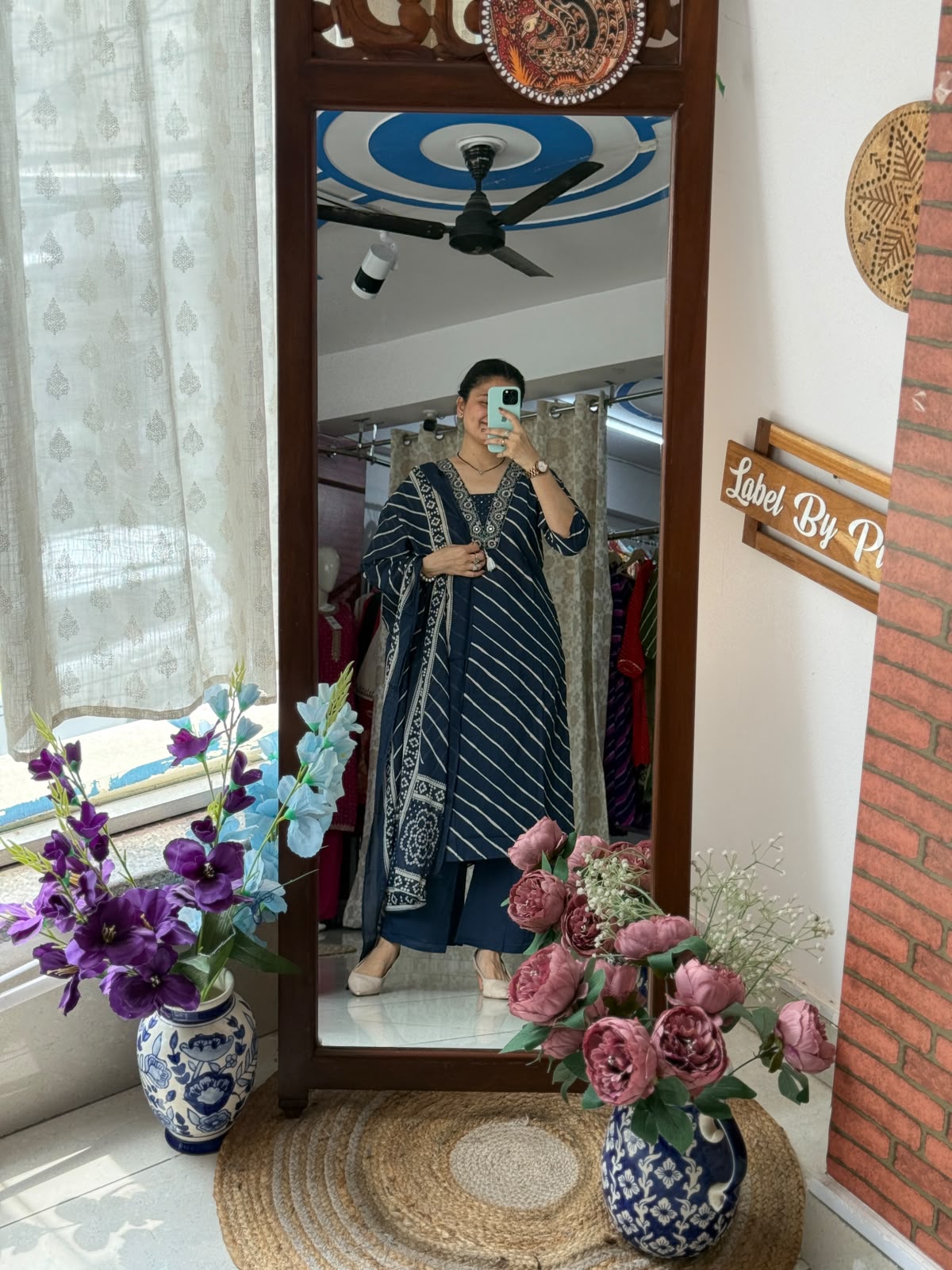 Cotton Leheriya Suit Set for Women | Printed Ethnic Suit with Dupatta