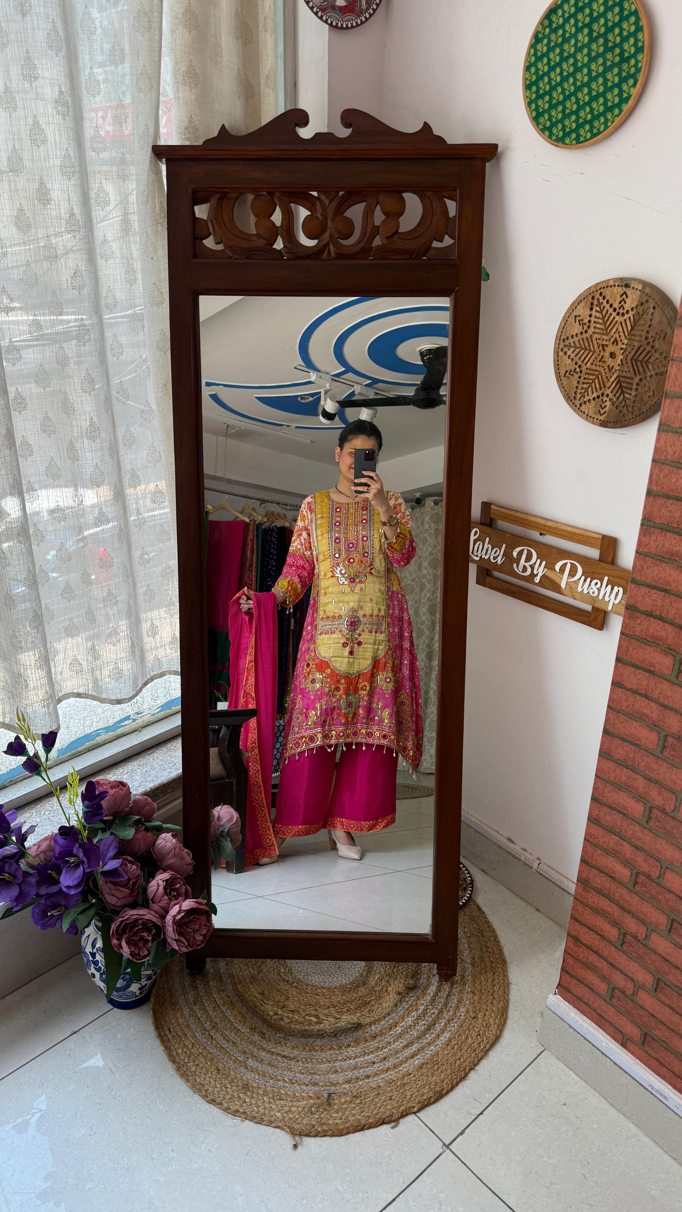 Premium Handwork Suit Set for Women | Designer Embroidered Ethnic Suit with Dupatta