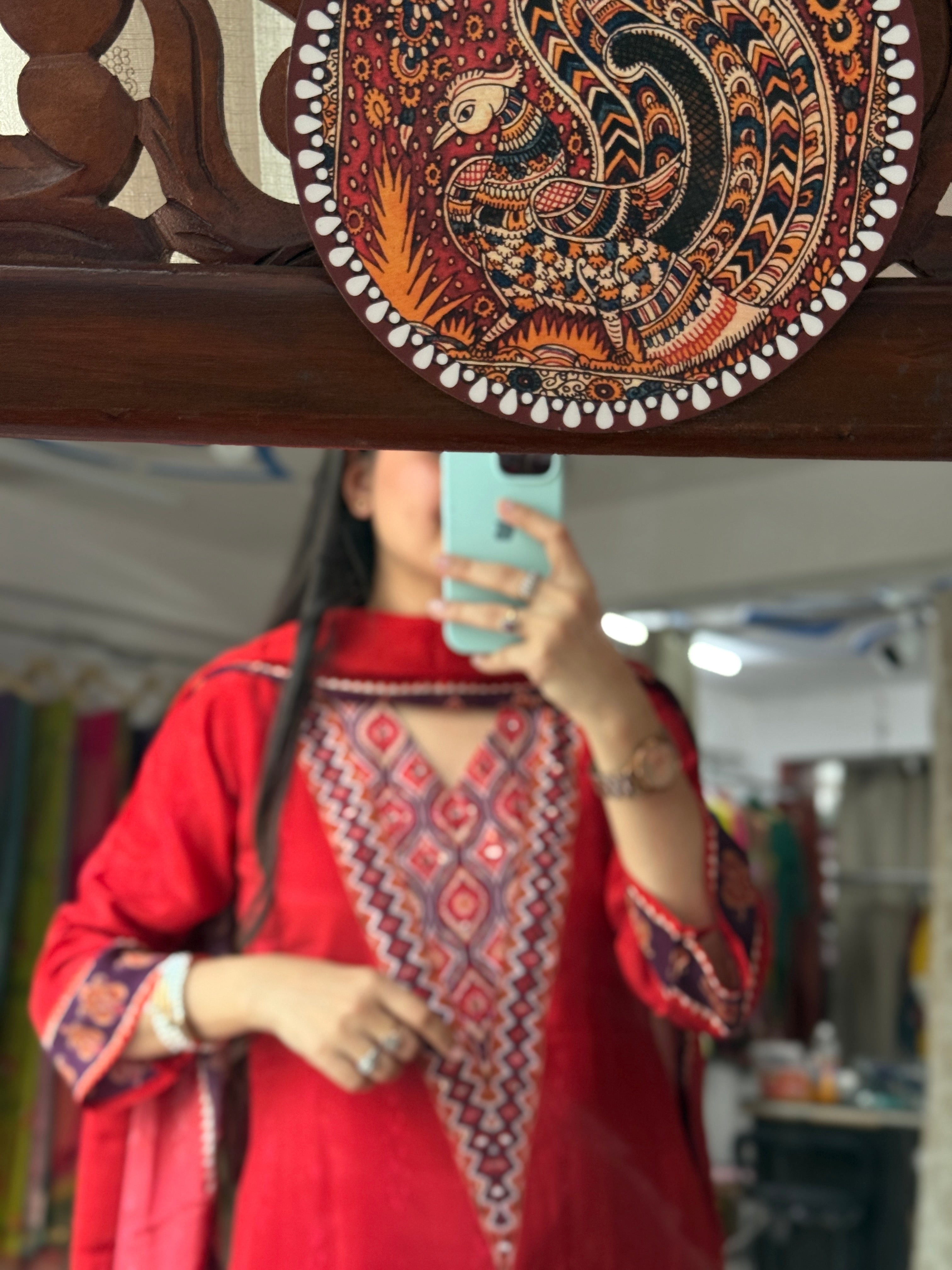Burnt Orange Suit | Hand embroidered | Cotton lining| With Duppata|Classy & Elegant Suit Set
