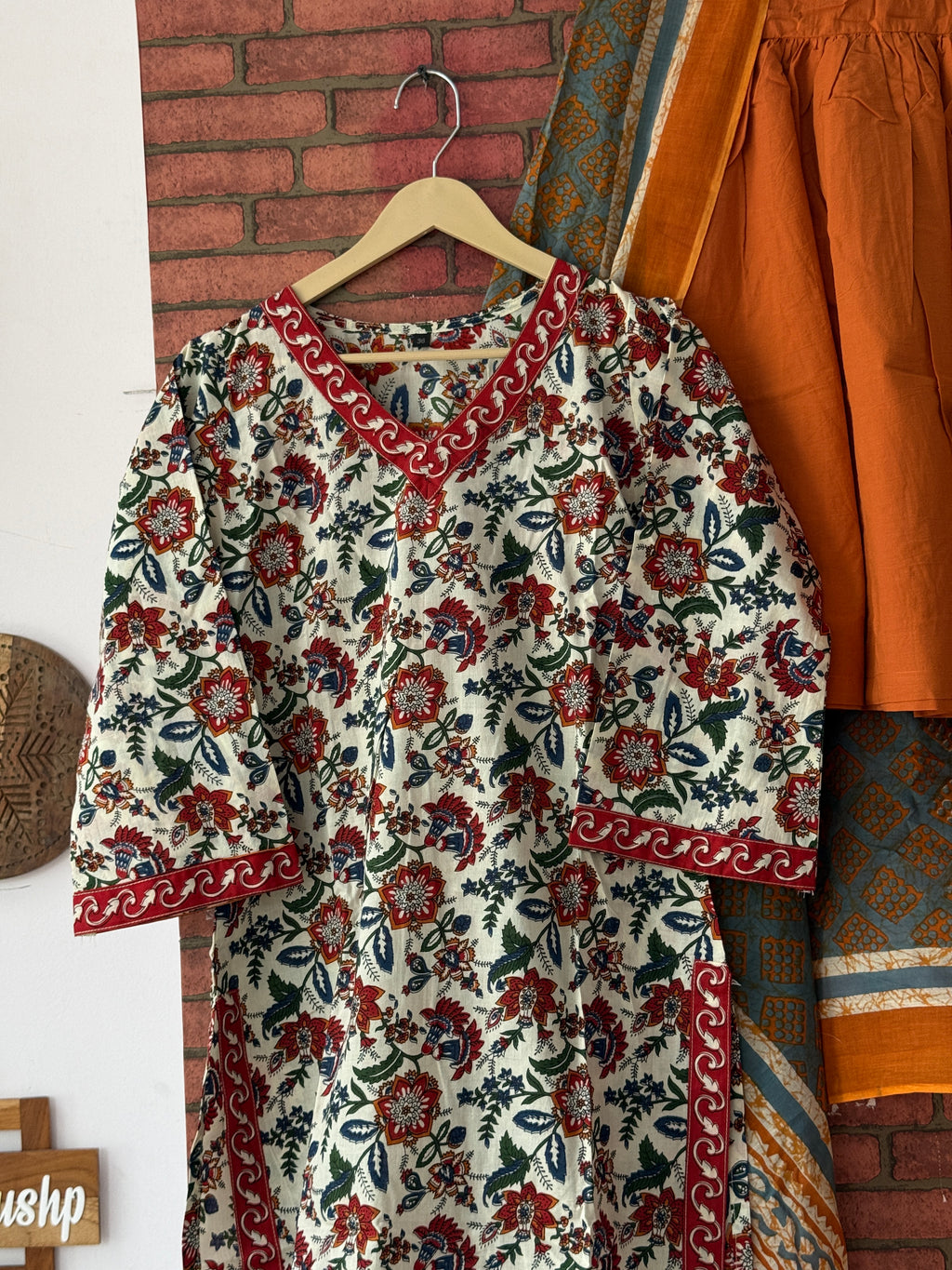 Floral printed Suit |shara bottom | cotton