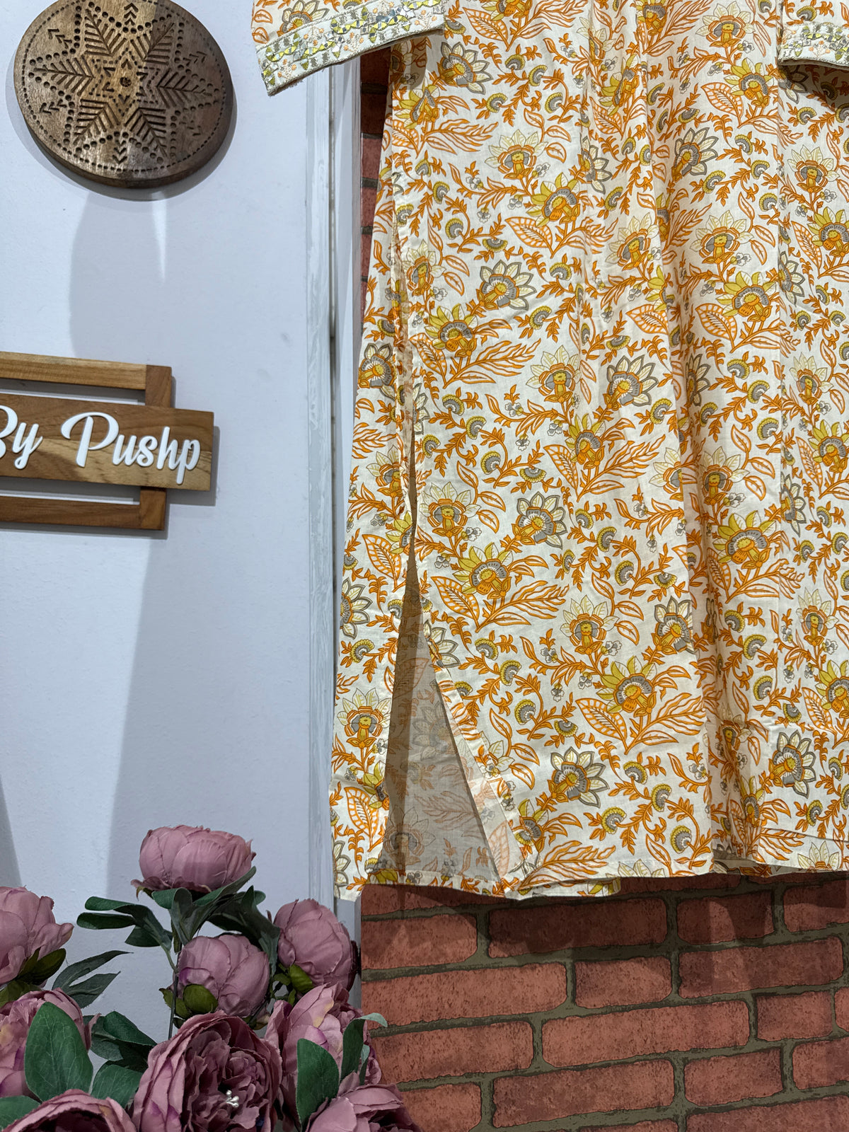 Creme Suit Set | Sil cotton  |Afghani Pants |