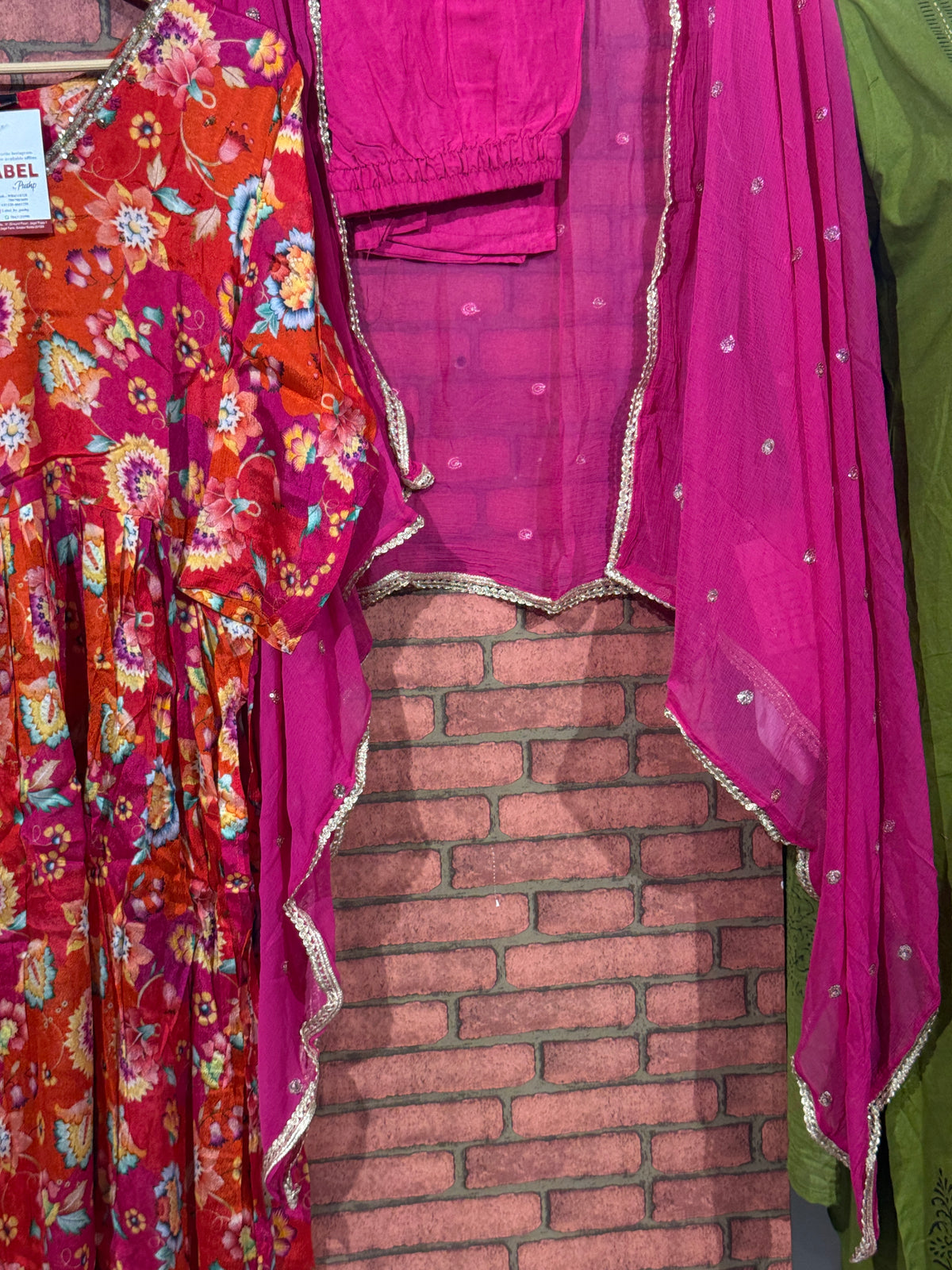 Pink Suit Set | Embroidered | Chinon| With lining