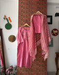 Pink Suit Set | Cotton  | Embroidered