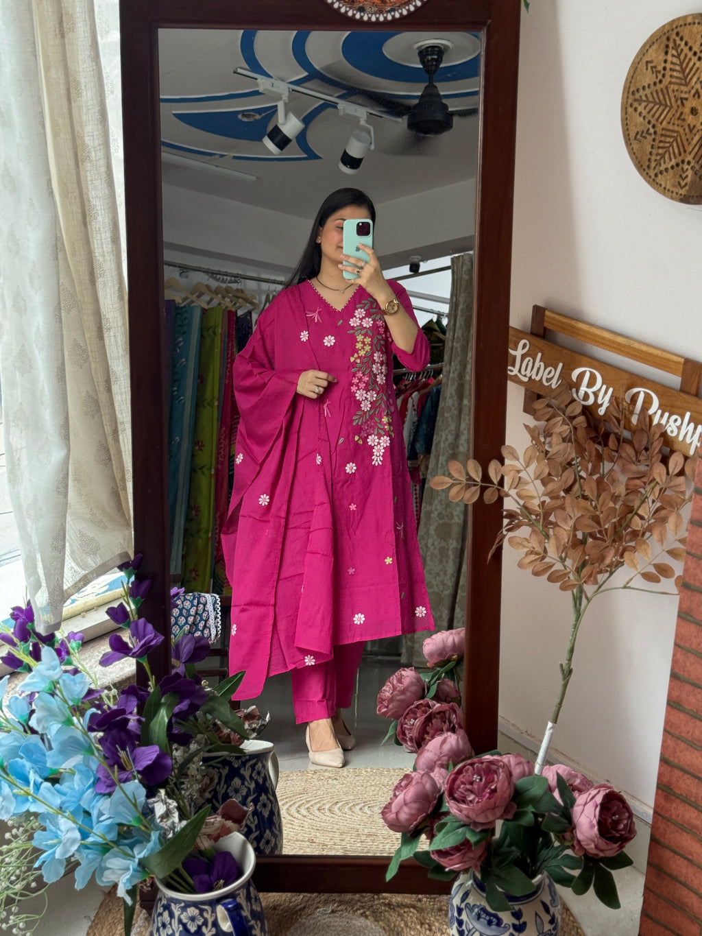 Mul cotton| Embroidered Suit | Duppata | cotton lining