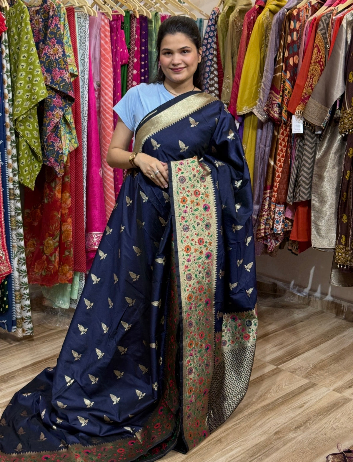 Sale Saree | with blouse | Silk| woven design