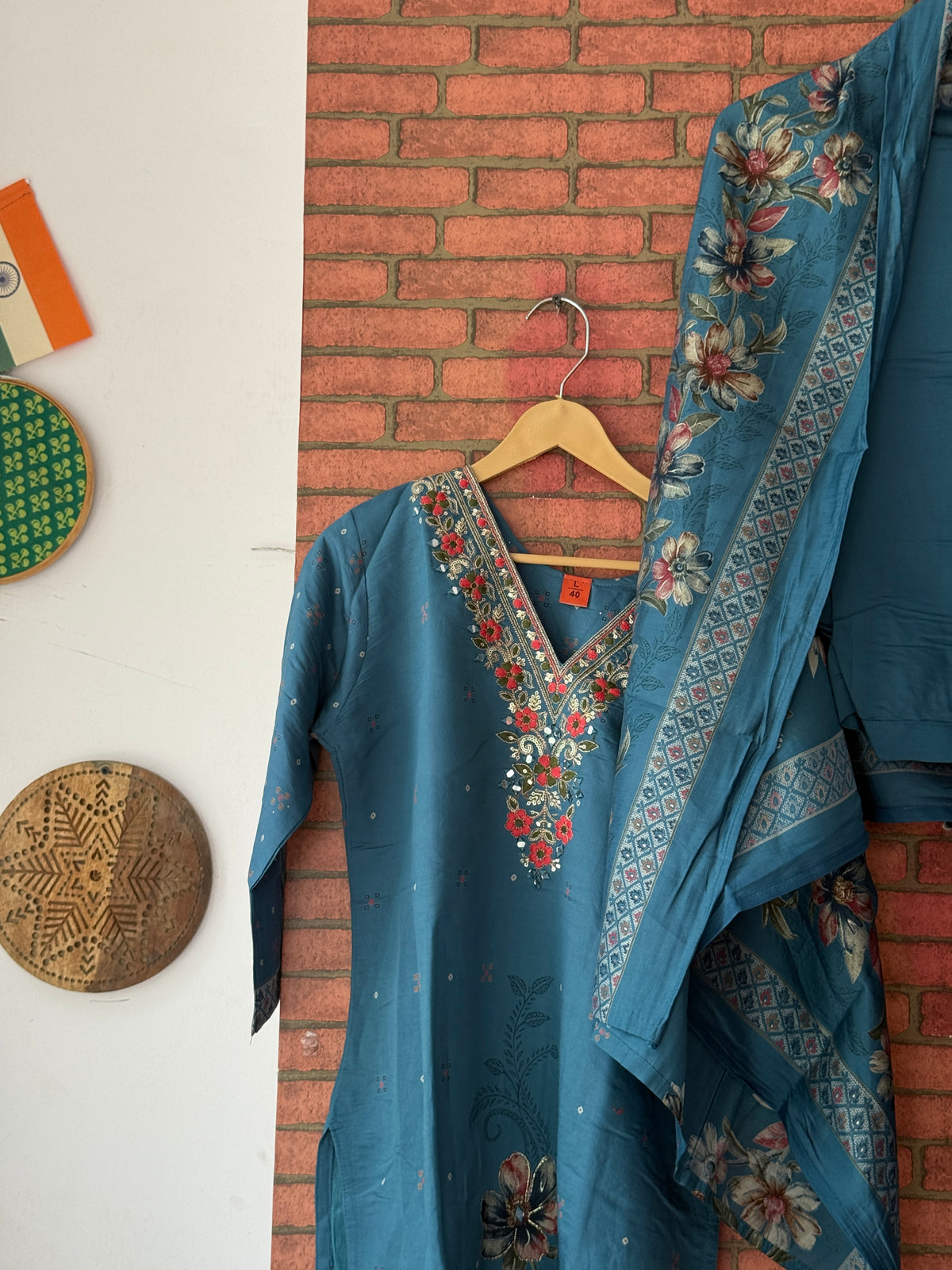 Blue Suit |With lining|Cotton