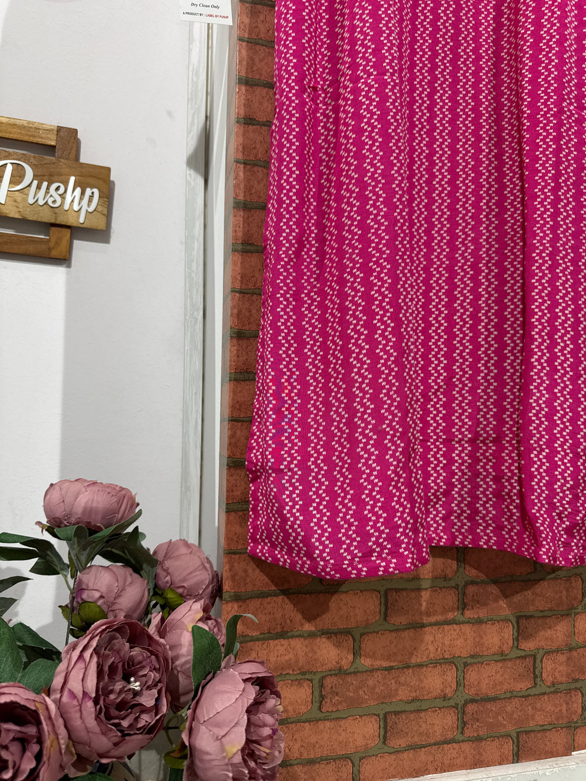 Pink Suit Set | Dola Silk  | With lining| Hand Embroidered|