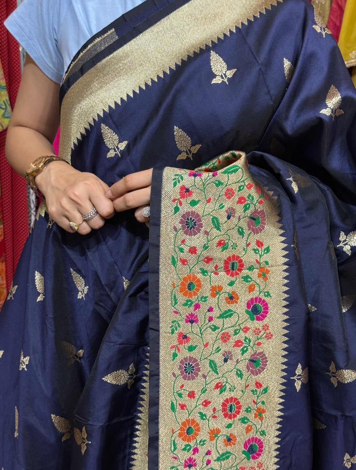 Sale Saree | with blouse | Silk| woven design