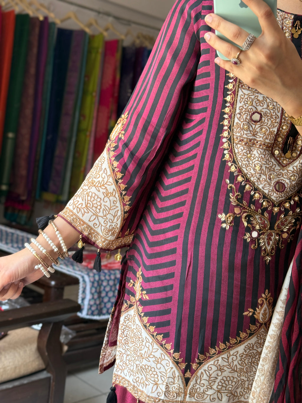 Premium Muslin Suit | Hand embroidered | Cotton lining| With Duppata|Classy & Elegant Suit Set