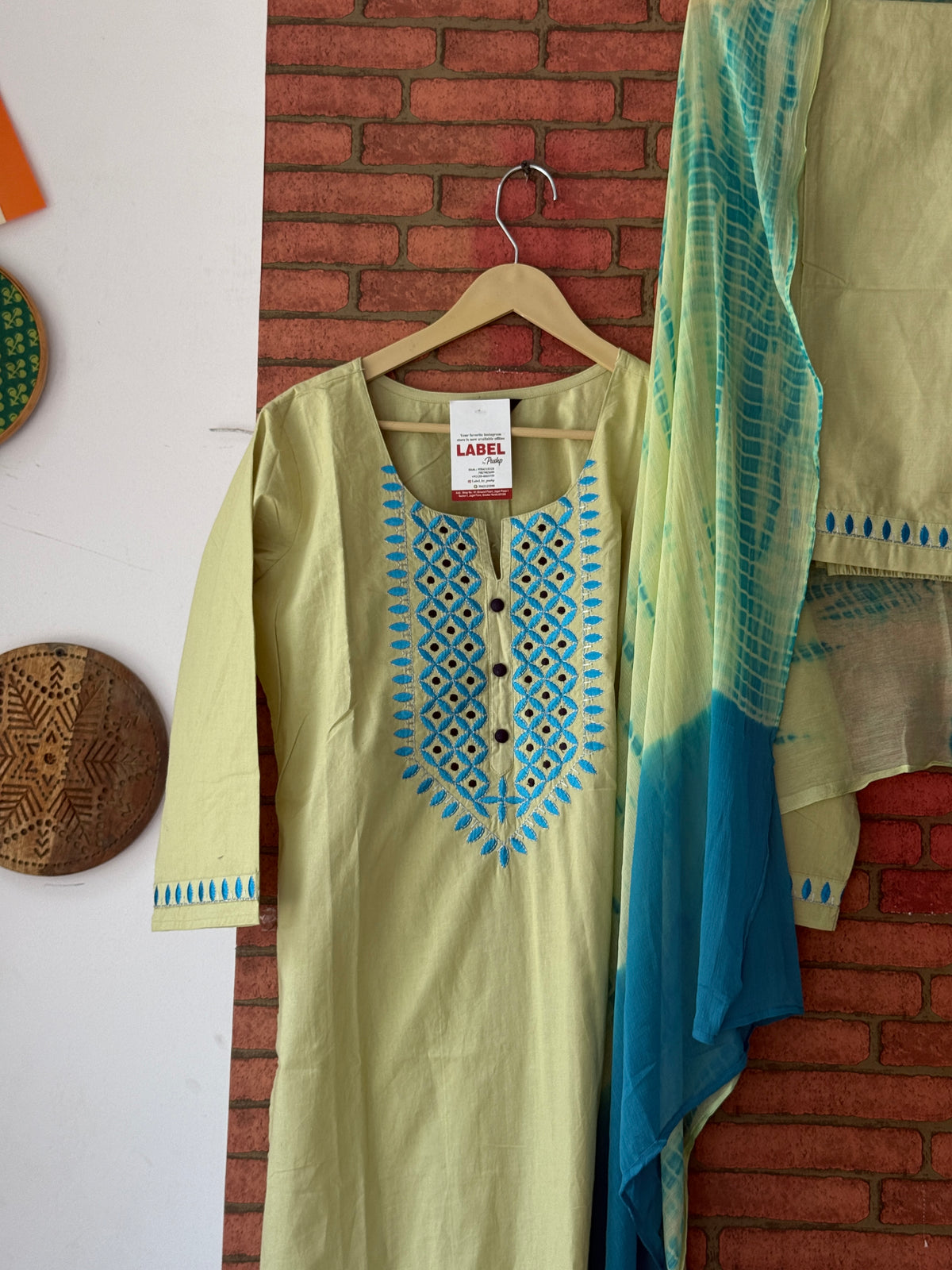 Ghiya Suit |Embroidered| Cotton