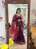Maheshwari Silk Cotton Saree | With blouse