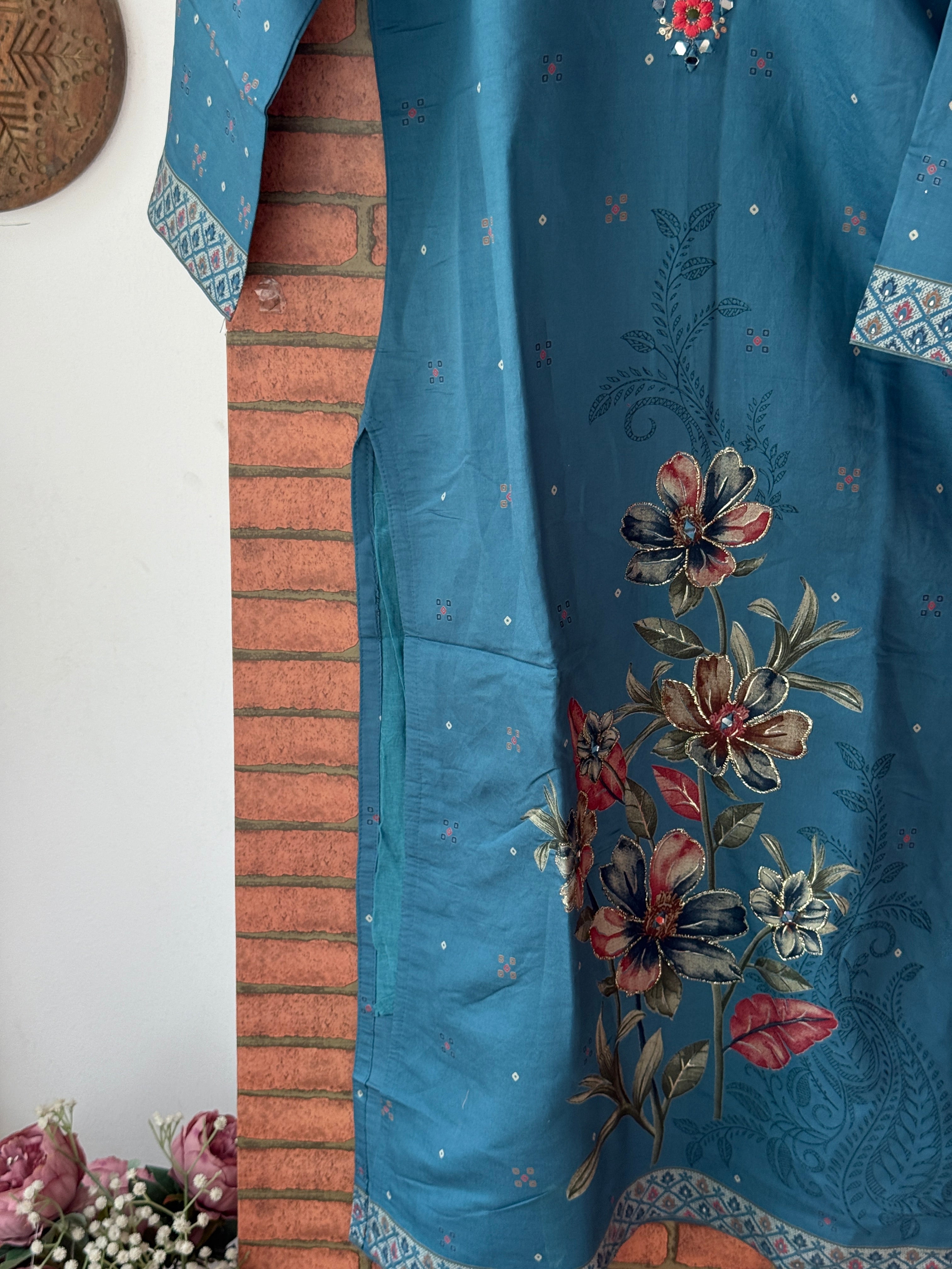 Blue Suit |With lining|Cotton