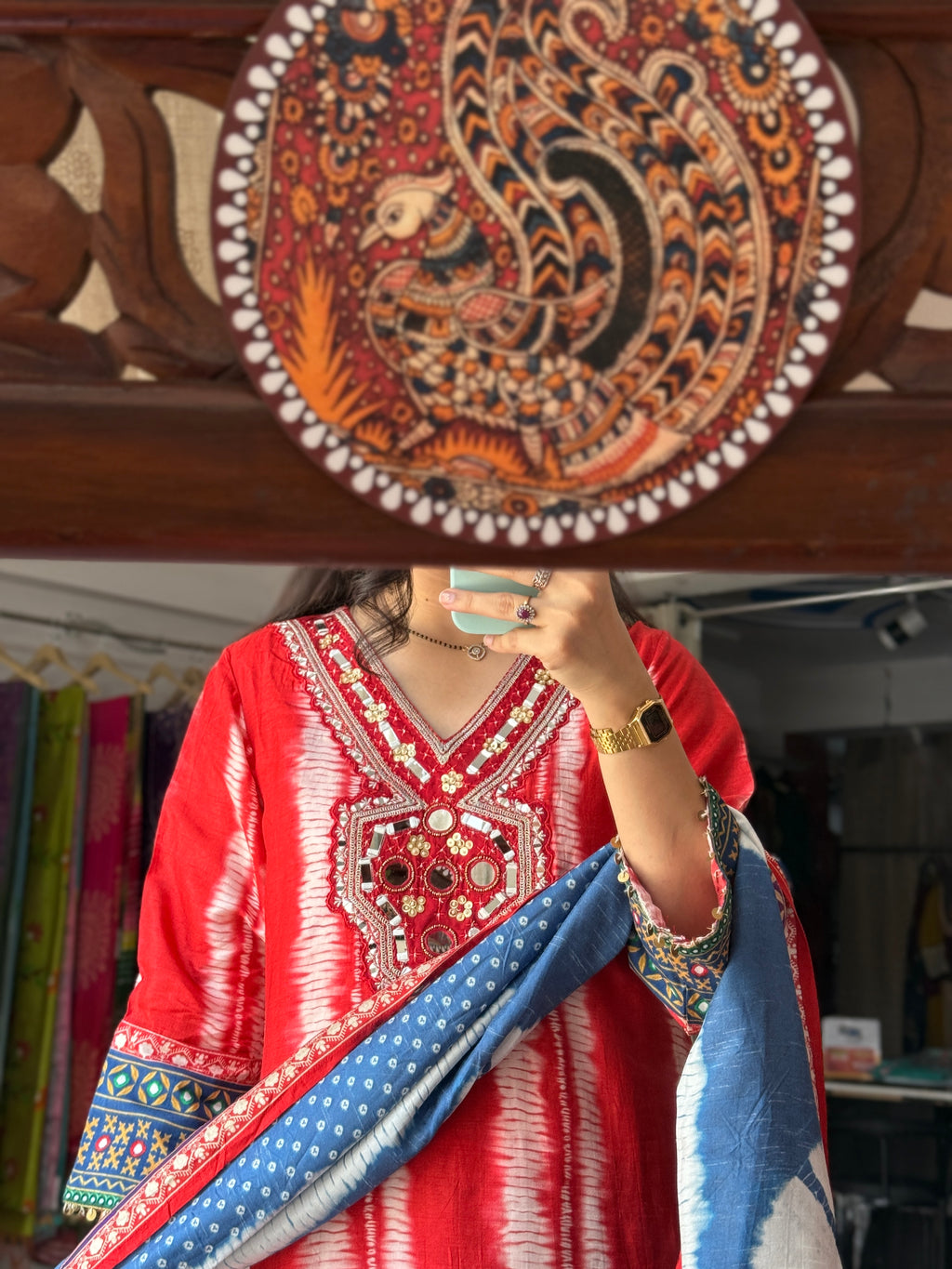 Rakhi Special Muslin Suit | Hand embroidered | Cotton lining| With Duppata|Classy & Elegant Suit Set