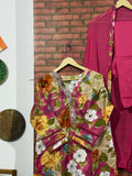 Pink Suit Set| Cotton| Lacework| Pakistani Pattern