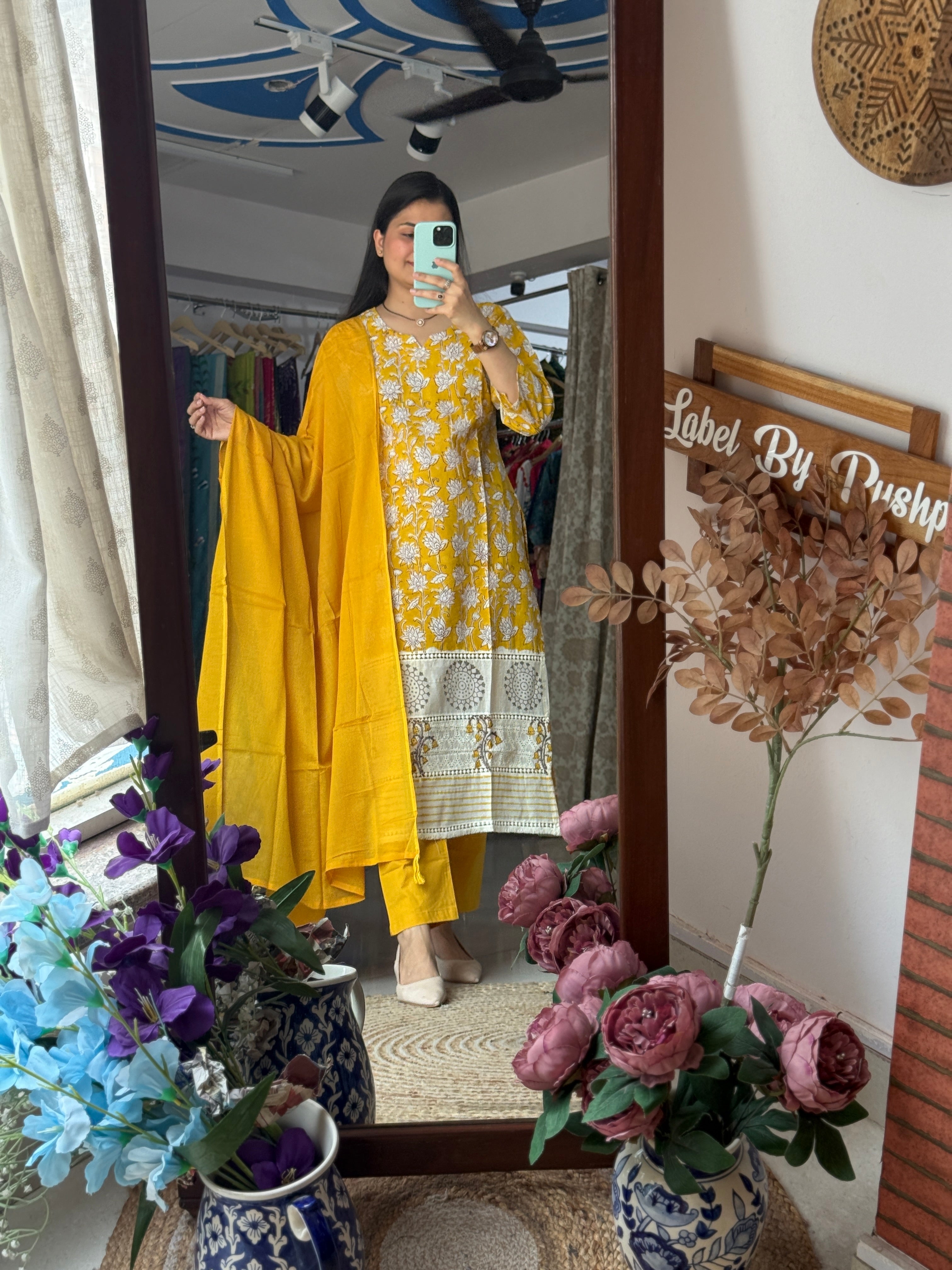 Kalamkari Print | Lacework | Cotton | Mul cotton Duppata | Designer Suit