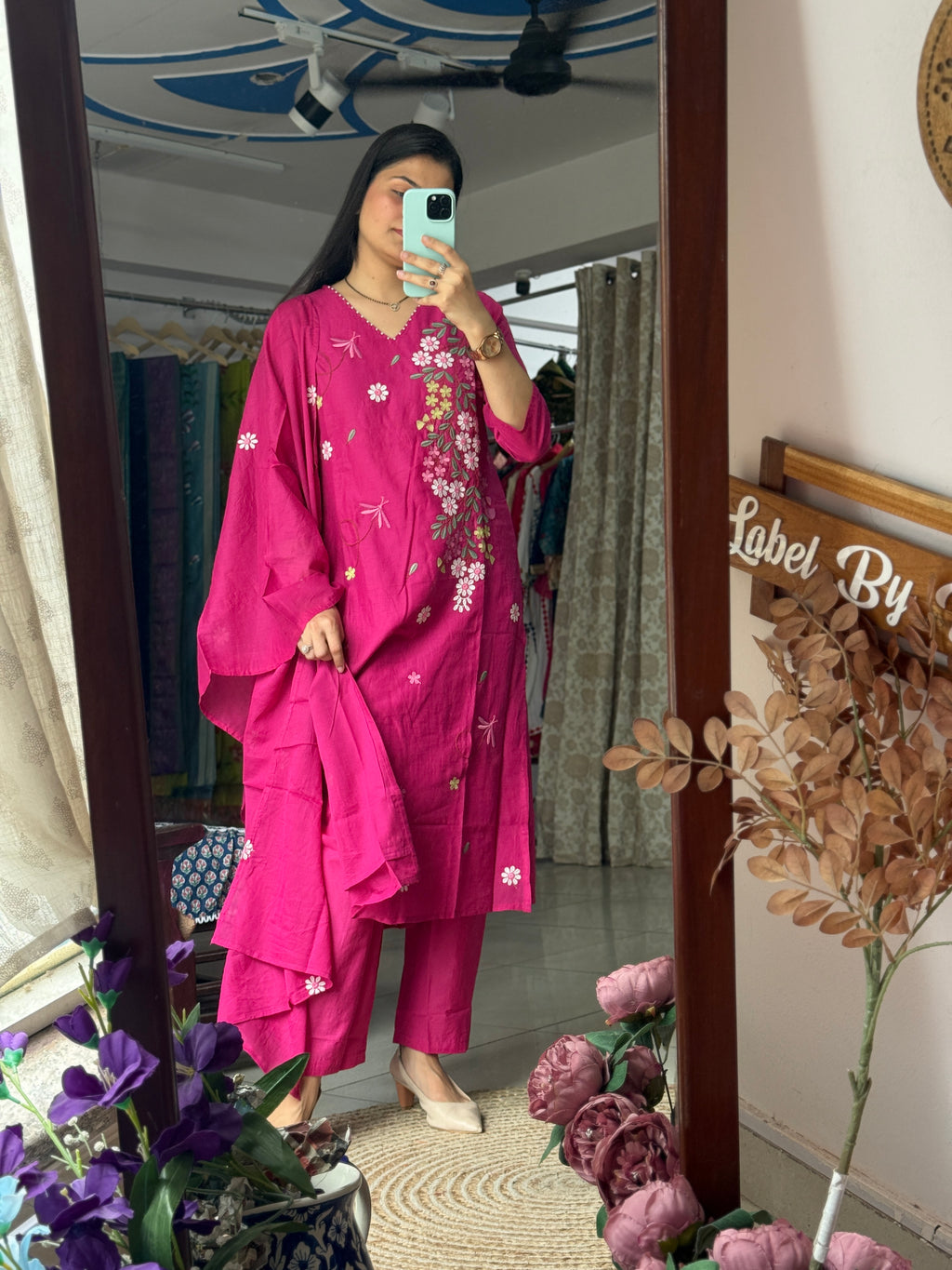Mul cotton| Embroidered Suit | Duppata | cotton lining