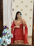 Karwachauth Special| Partywear Mirror work| With lining | Tissue Shimmer| Dual tone