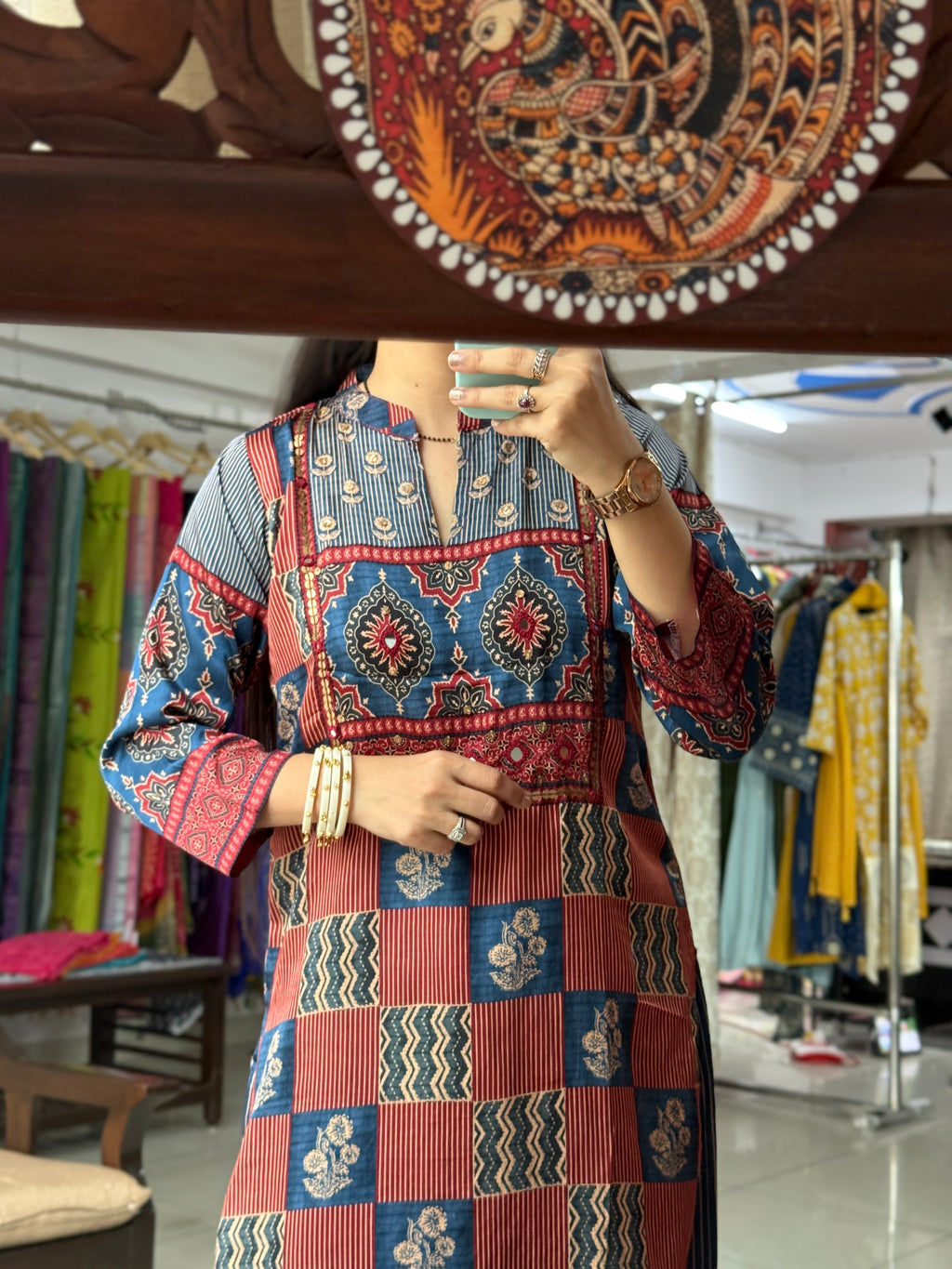 Ajrakh Print | Muslin Co Ord Set | Comfort with Look
