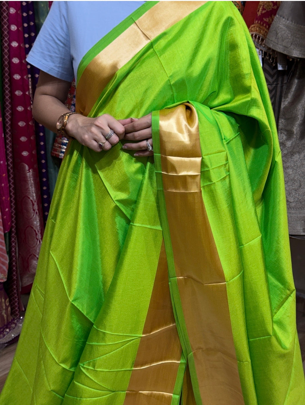 Sale Saree | without blouse| Semi Silk