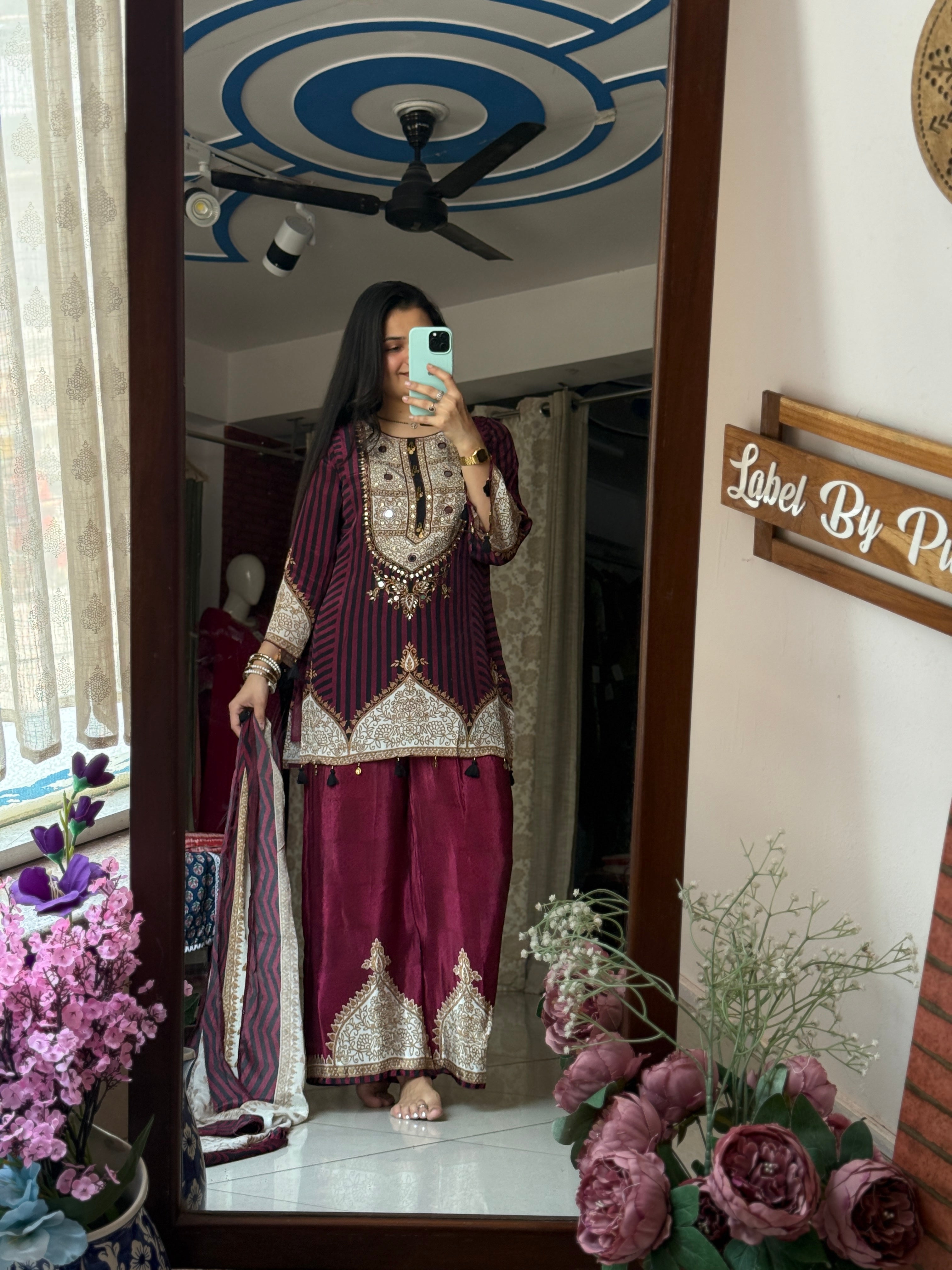 Premium Muslin Suit | Hand embroidered | Cotton lining| With Duppata|Classy & Elegant Suit Set