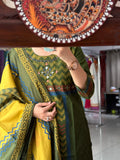 Handwork| Cotton Suit Set | Designer Duppata | mirror work