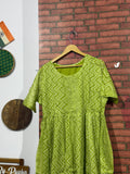 Green Kurta/Dress | Cotton | With Lining