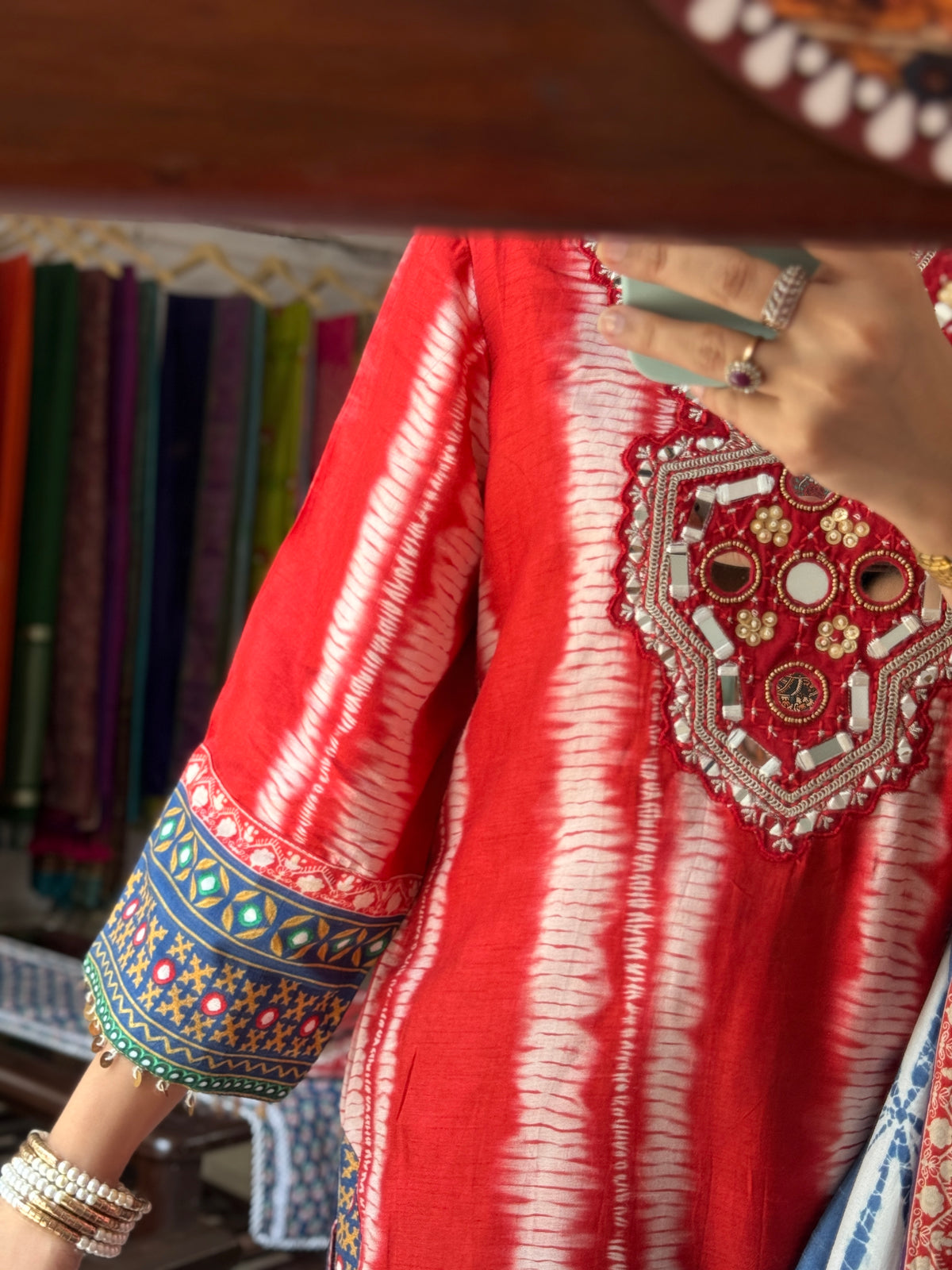 Rakhi Special Muslin Suit | Hand embroidered | Cotton lining| With Duppata|Classy & Elegant Suit Set