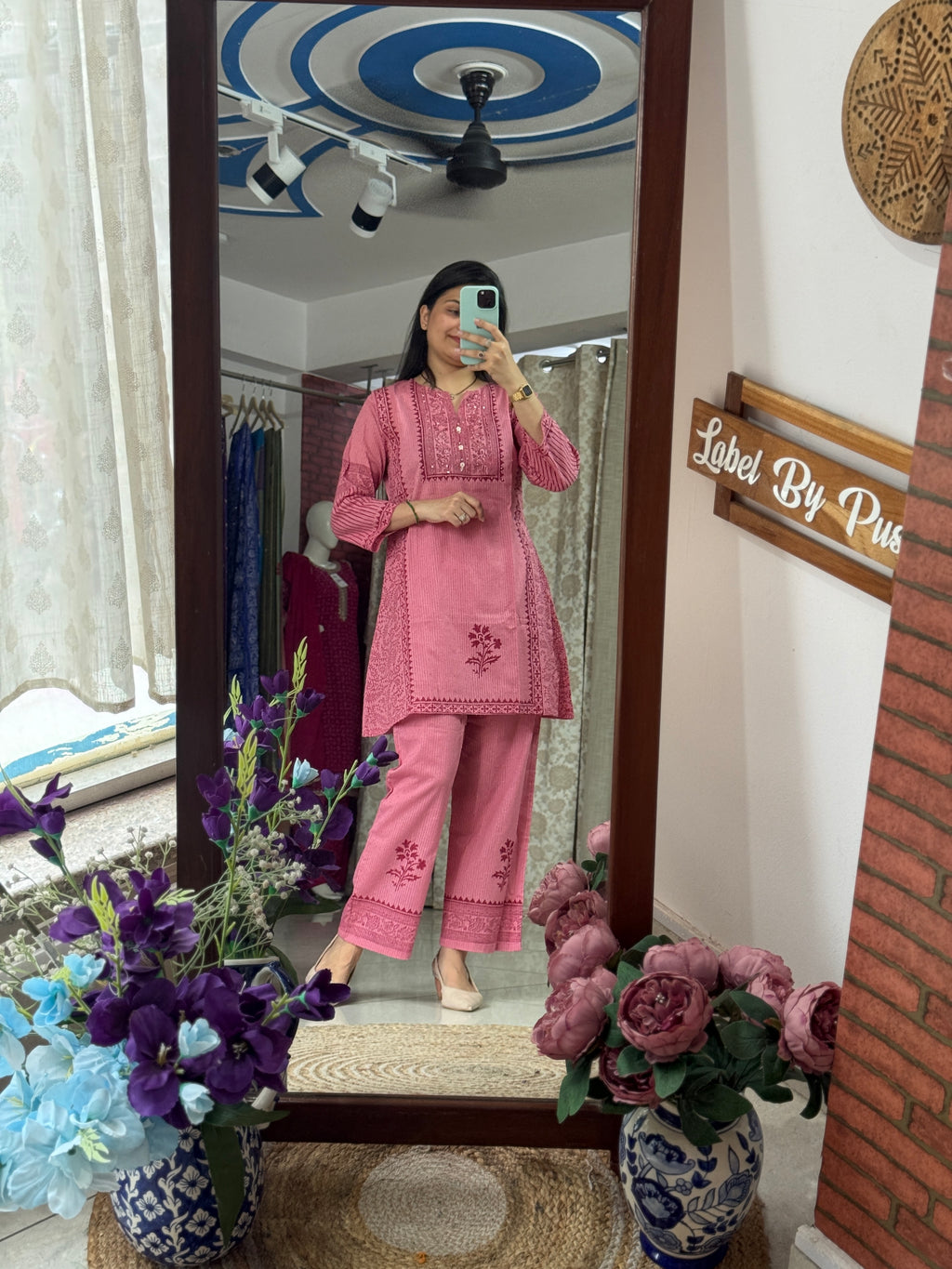 Handwork Cotton Co Ord Set| Block Printed| Budegt Friendly
