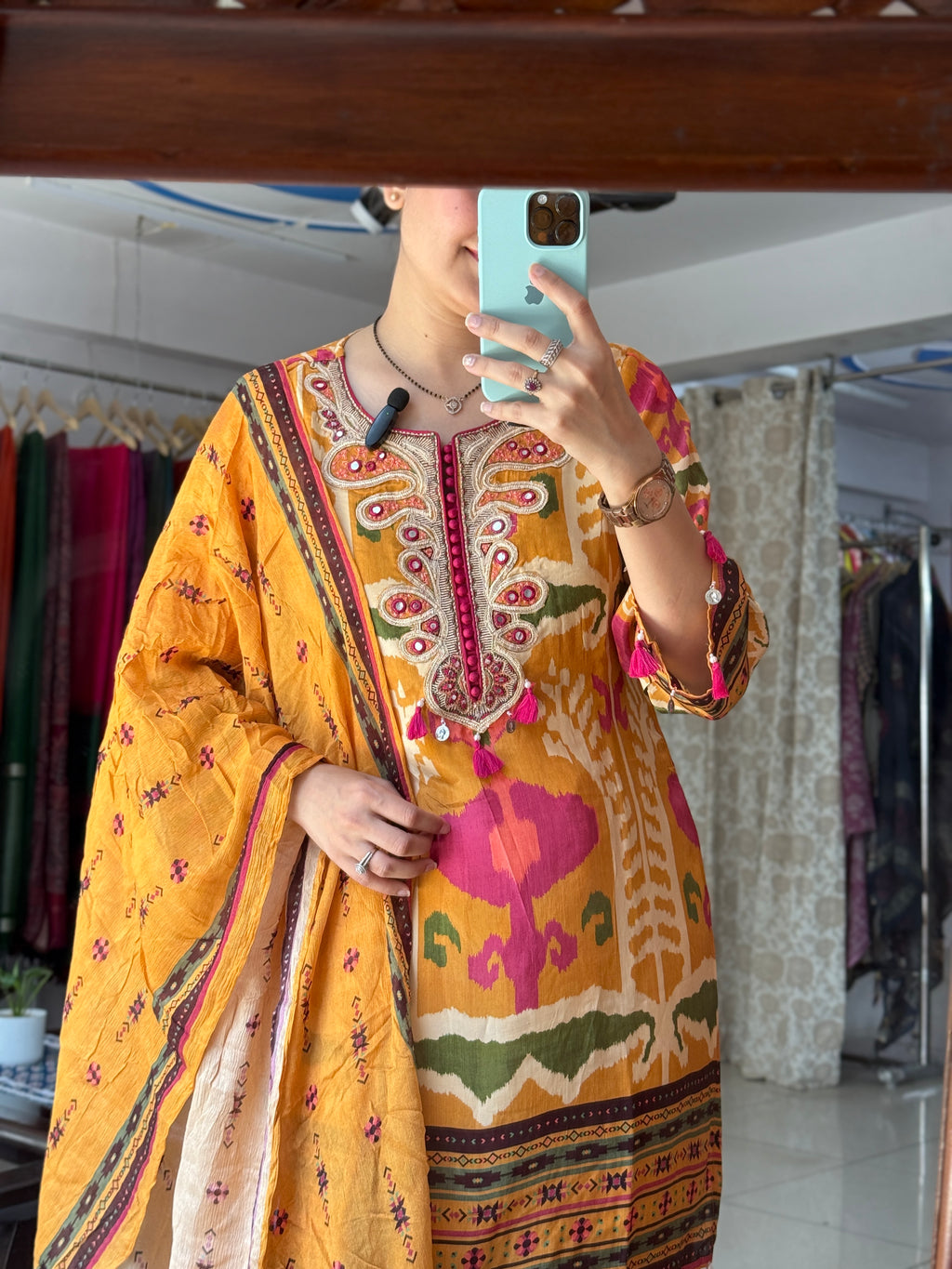 Viral Crepe Farshi Salwar Set| cotton lining| Embroidery detailings| Chinon Duppata