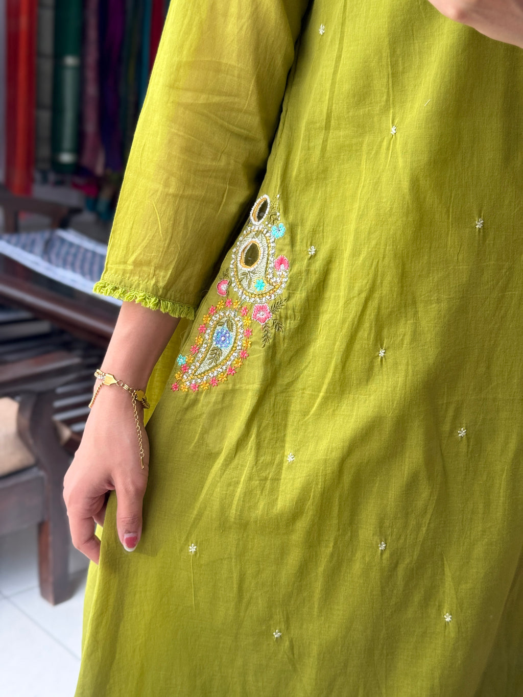 Green Embroidered Party Wear Suit Set for Women | Ethnic Suit with Dupatta