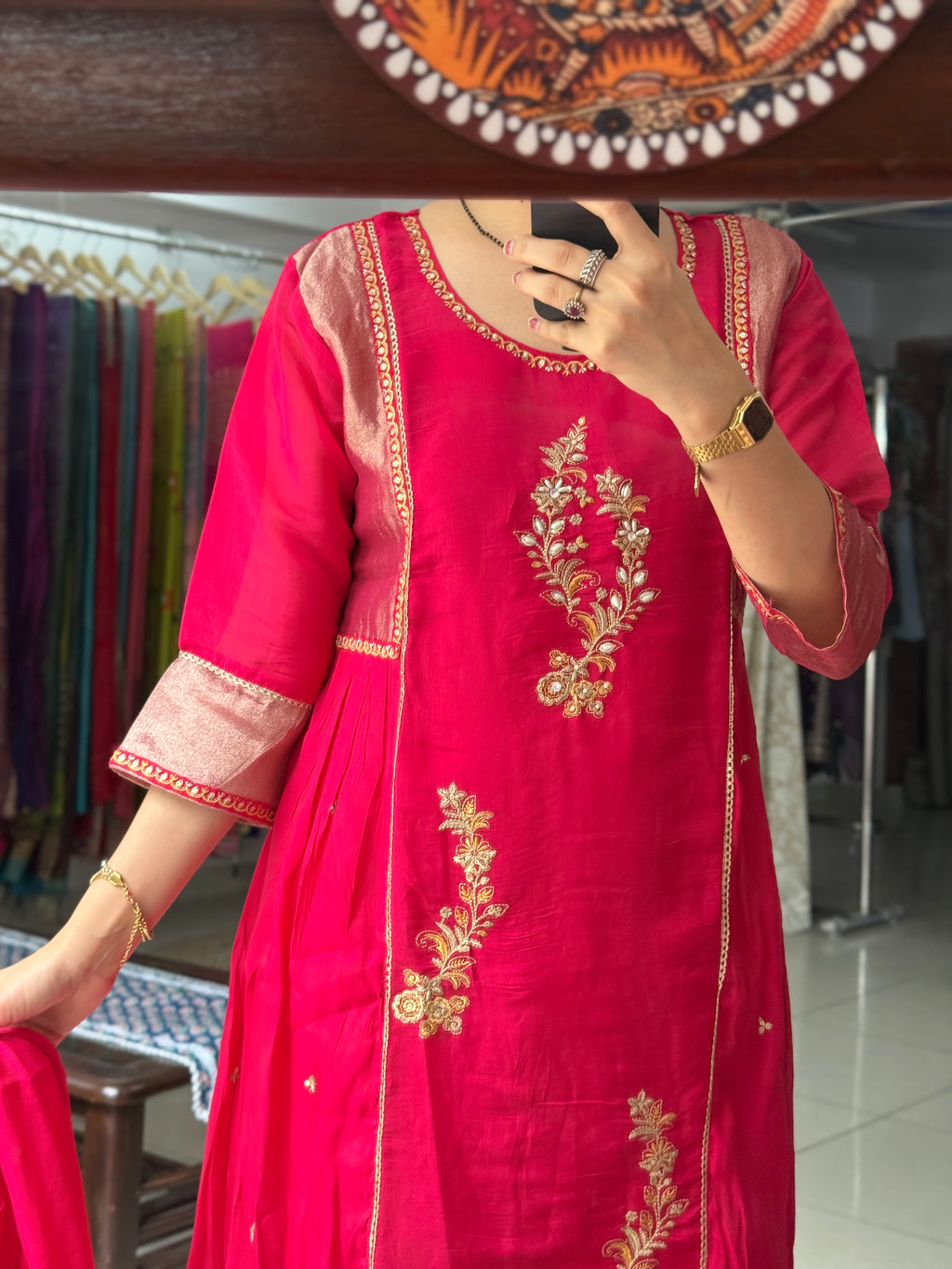 Pink Party Wear Suit Set for Women | Embroidered Ethnic Suit with Dupatta